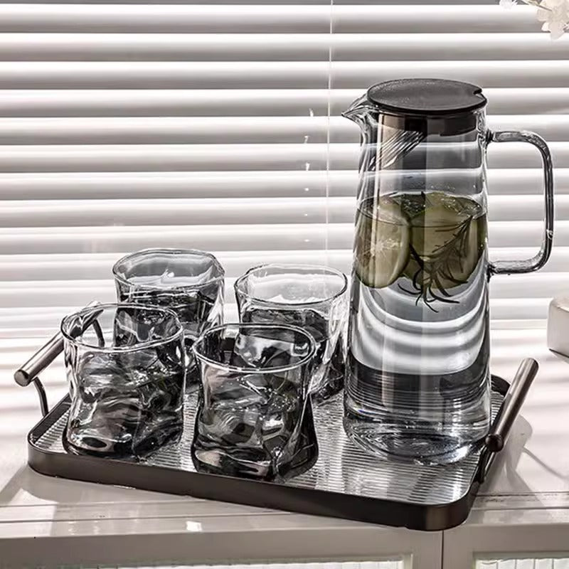 Cold Water Bottle Home Large Capacity Living Room Water Utensils Set