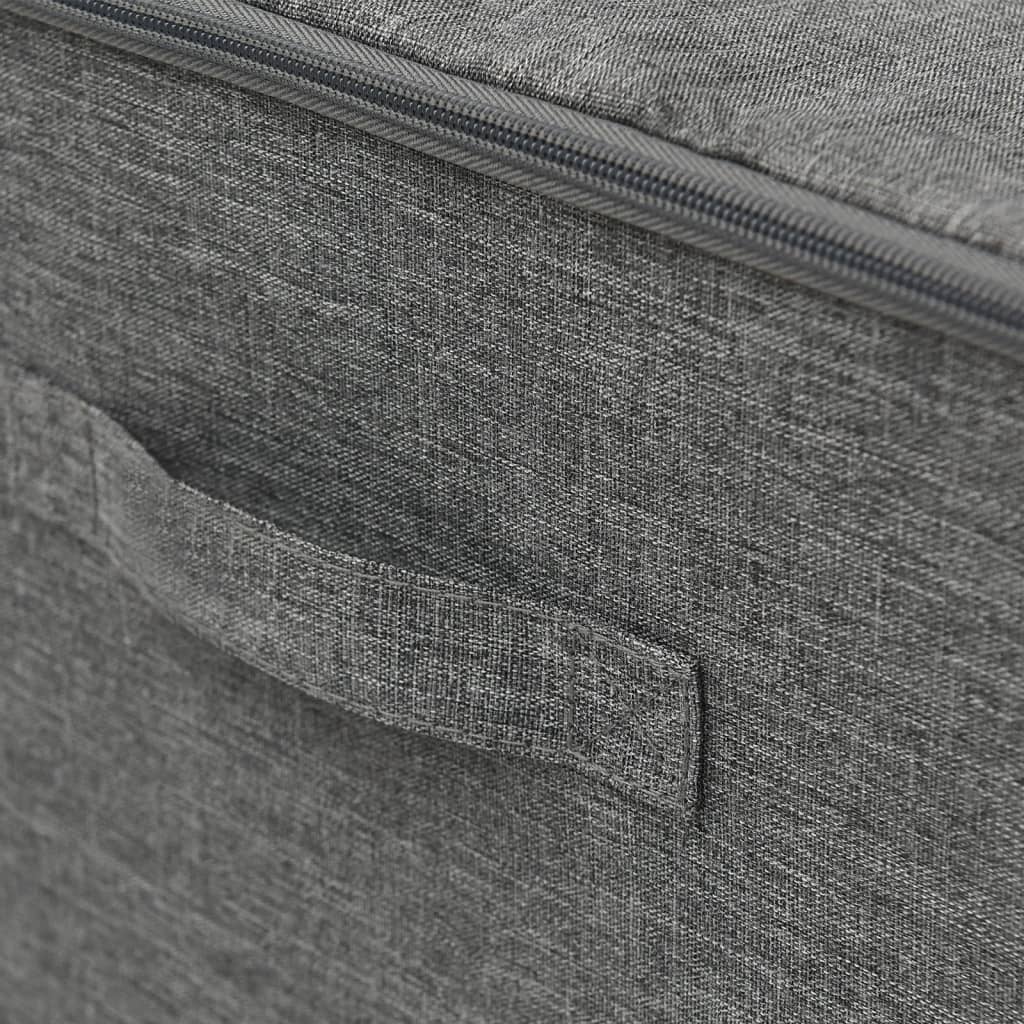 Bizmo™ Structural Storage Bins | Anthracite Modular 2-Pack | Reinforced Foldable System