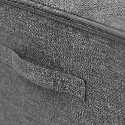 Bizmo™ Structural Storage Bins | Anthracite Modular 2-Pack | Reinforced Foldable System