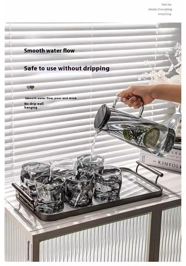 Cold Water Bottle Home Large Capacity Living Room Water Utensils Set
