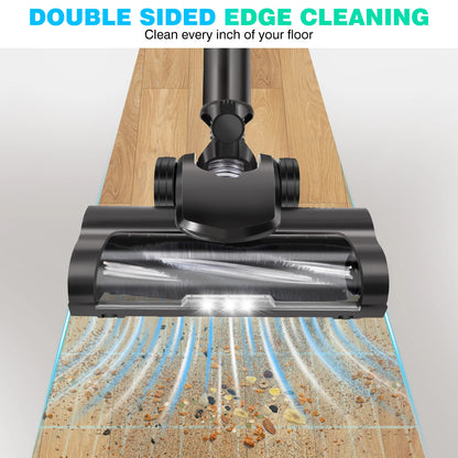 12VBlack Cordless Vacuum Cleaner Stick Handheld Vacuum For Carpet Floor Pet Hair